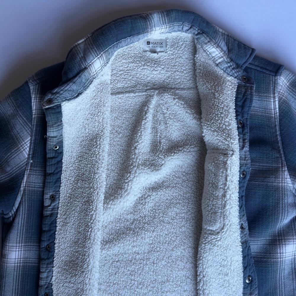 MATIX Ridge Flannel Sherpa Shirt Jacket - Picture 4 of 6